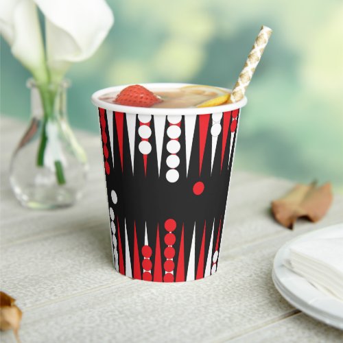 Backgammon Party Paper Cups