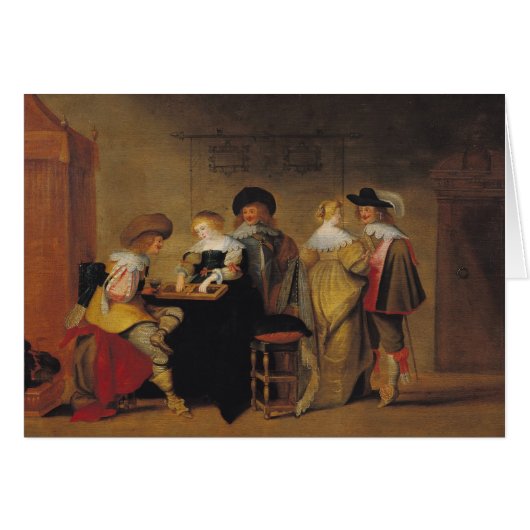Backgammon Players Cards (Front Horizontal)