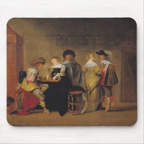 Backgammon Players Mouse Pad