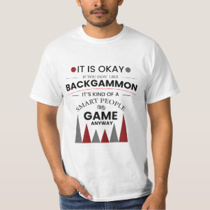 Backgammon smart people game T-Shirt