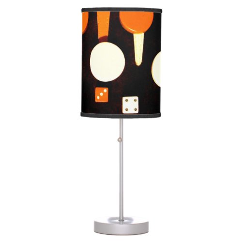 Backgammon Table Lamp