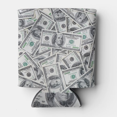 Background 100 Dollar Bills Can Cooler