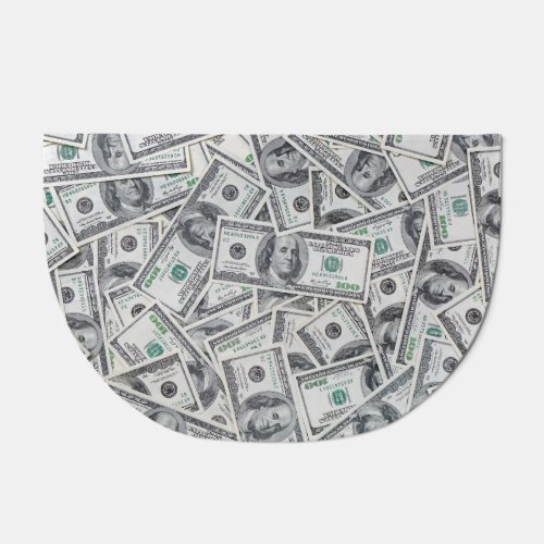 Background 100 Dollar Bills Doormat