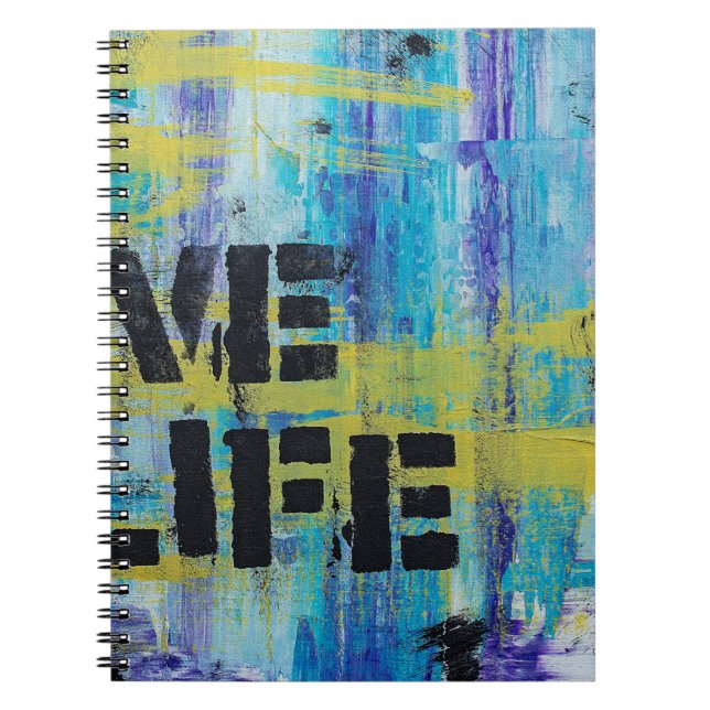 Background abstract graffiti notebook (Front)