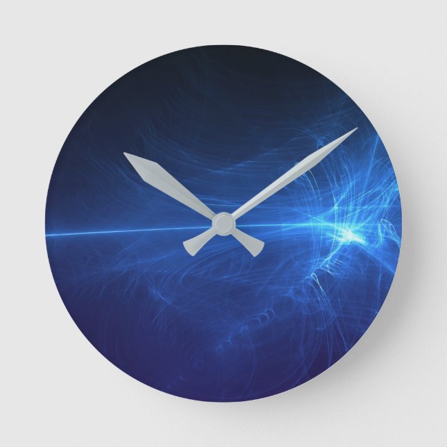 Background Abstract light Round Clock (Front)