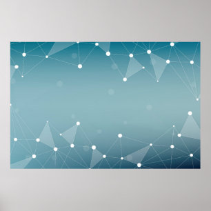 Background abstract line poster