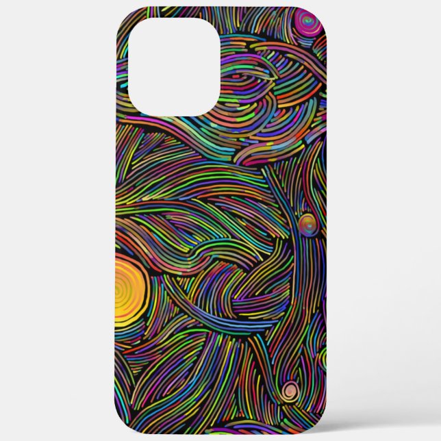 Background-abstract-psychedelic Case-Mate iPhone Case (Back)