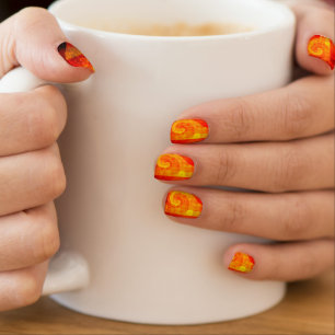 Background Antique Spirals Minx Nail Art