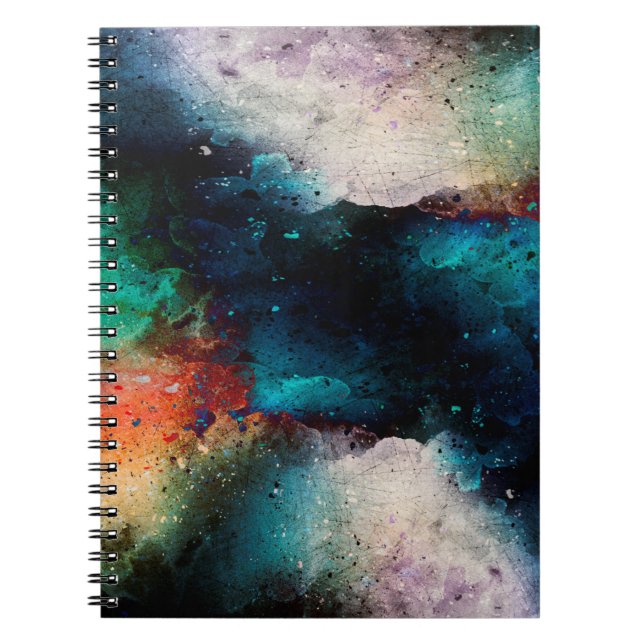 Background art abstract watercolor notebook (Front)