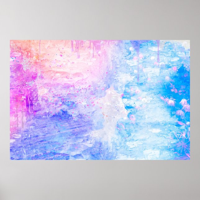 Background art abstract watercolor poster (Front)