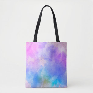 Background art abstract watercolor tote bag