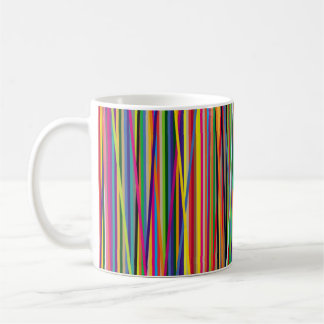 background bright and colorful made of stripescol coffee mug