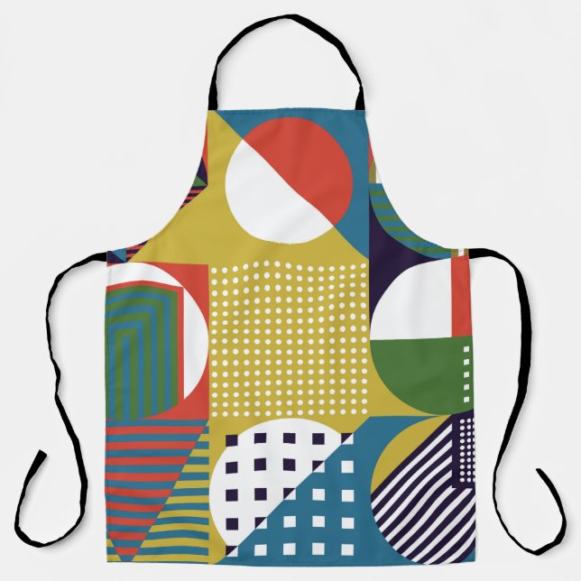 Background collected from geometric shapes in a si apron (Front)