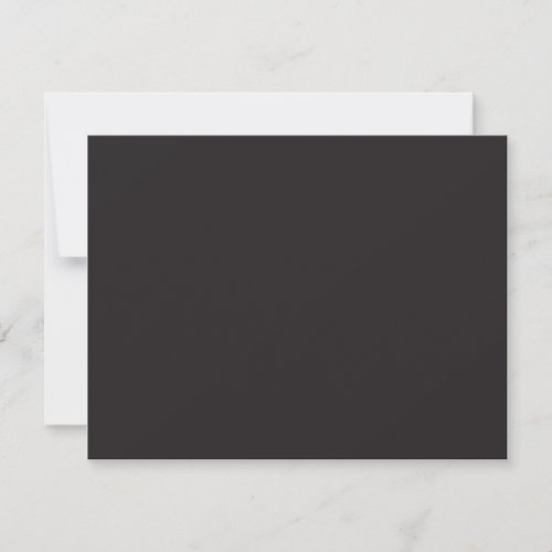 Background Color - Black Personalized Invite