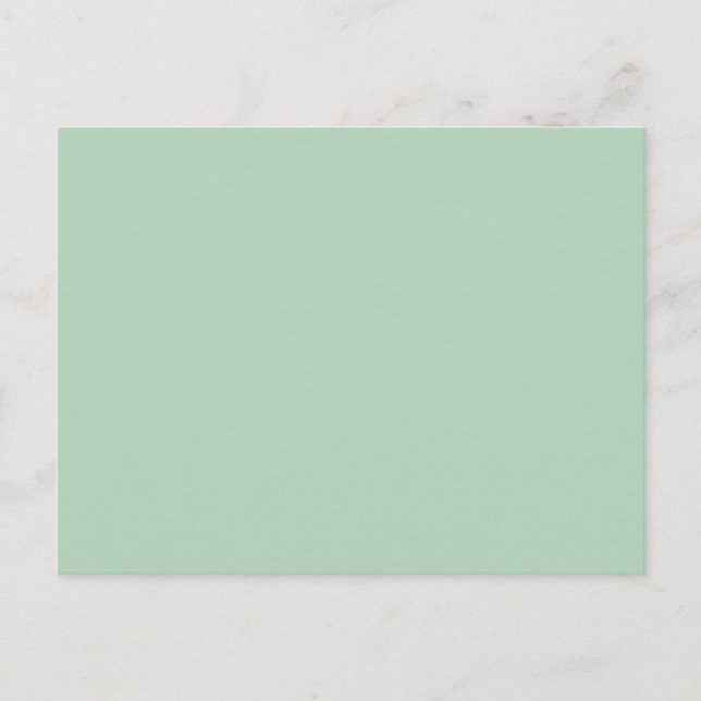 Background Color - Celadon Postcard (Front)