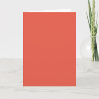 Background Color - Coral Card