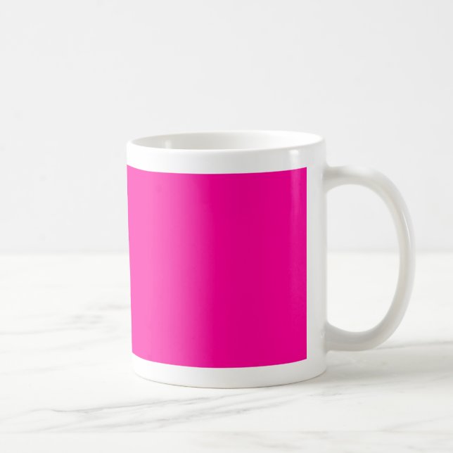 Background Color FF0099 Fuchsia Magenta Hot Pink Coffee Mug (Right)