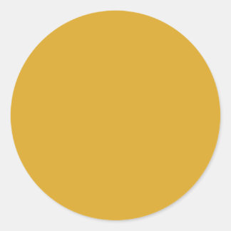 Background Color - Gold Classic Round Sticker