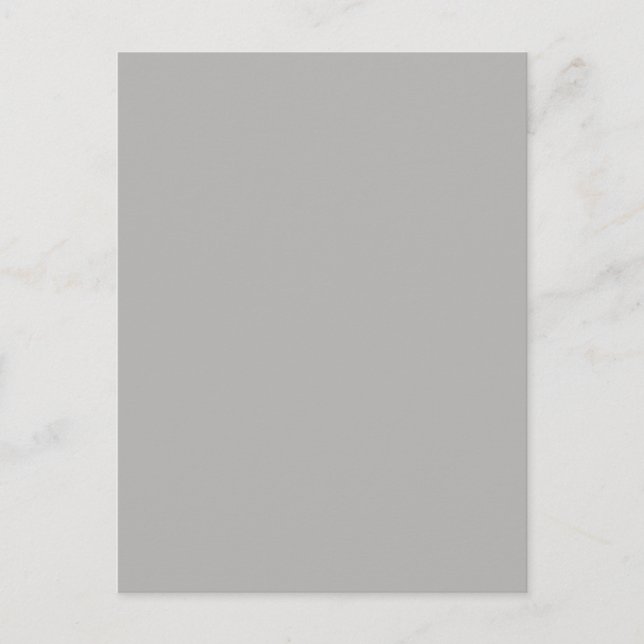 Background Color - Gray Postcard (Front)
