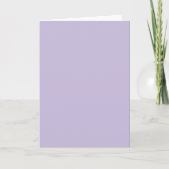 Background Color - Lilac Card (Front)