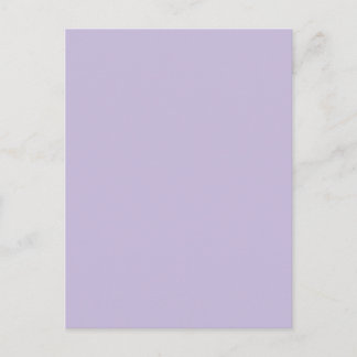 Background Color - Lilac Postcard