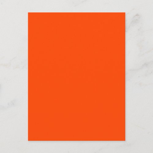 Background Color Orange Postcard