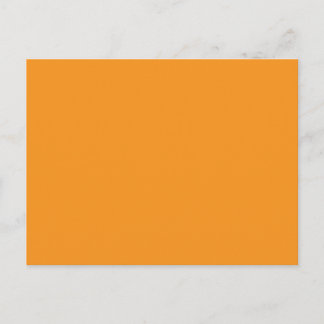 Background Color - Orange Postcard