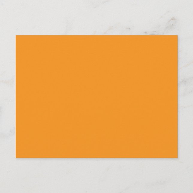 Background Color - Orange Postcard (Front)