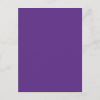 Background Color - Purple Postcard
