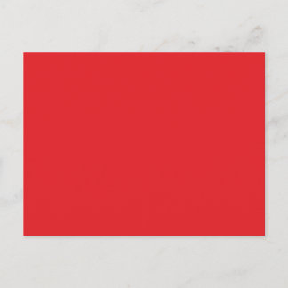 Background Color - Red Postcard