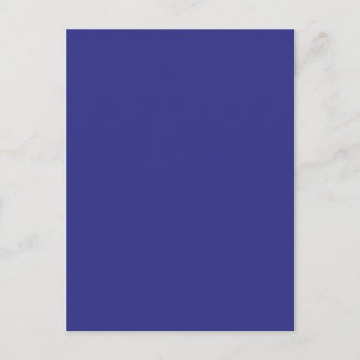 Background Color - Royal Blue Postcard