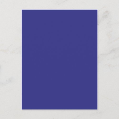 Background Color _ Royal Blue Postcard