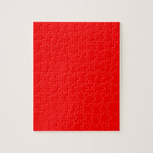 Background color solid red create your own custom jigsaw puzzle