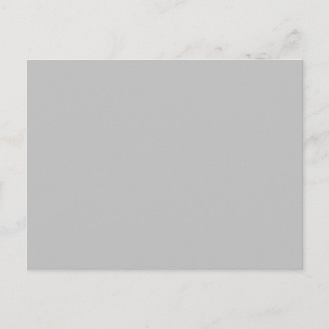 Background Color Template Silver Grey Postcard (Front)