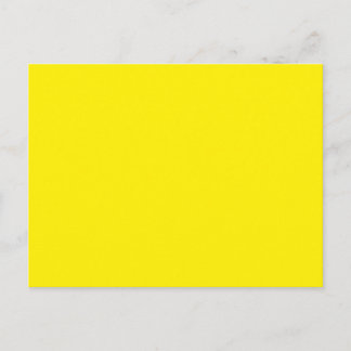 Background Color - Yellow Postcard