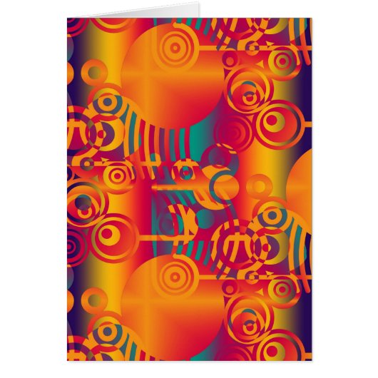 Background Composing - Modern Colorful Circle Cards (Front)