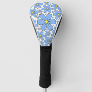 Background Floral Flowery Floral Texture Golf Head Cover