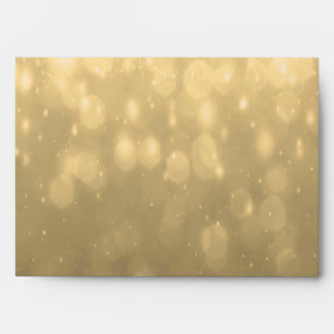 Background - Gold Bokeh Glitter Lights Envelope