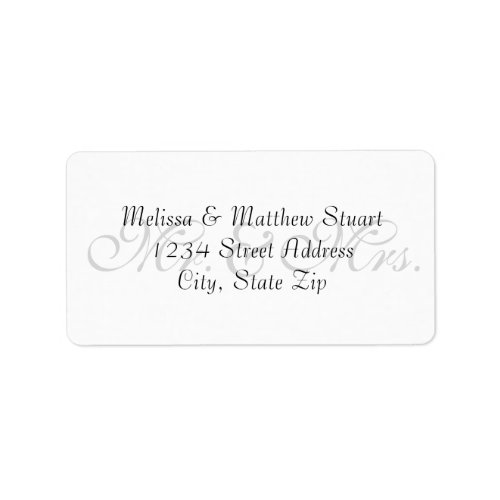 Background Gray _ Address Labels