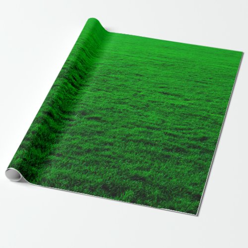 Background green grass lawn wrapping paper