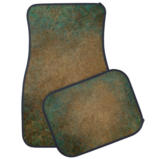 Background grunge vintage old car floor mat (Set)
