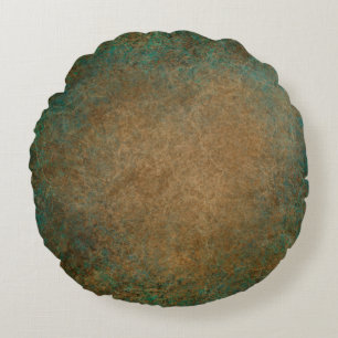 Background grunge vintage old round pillow