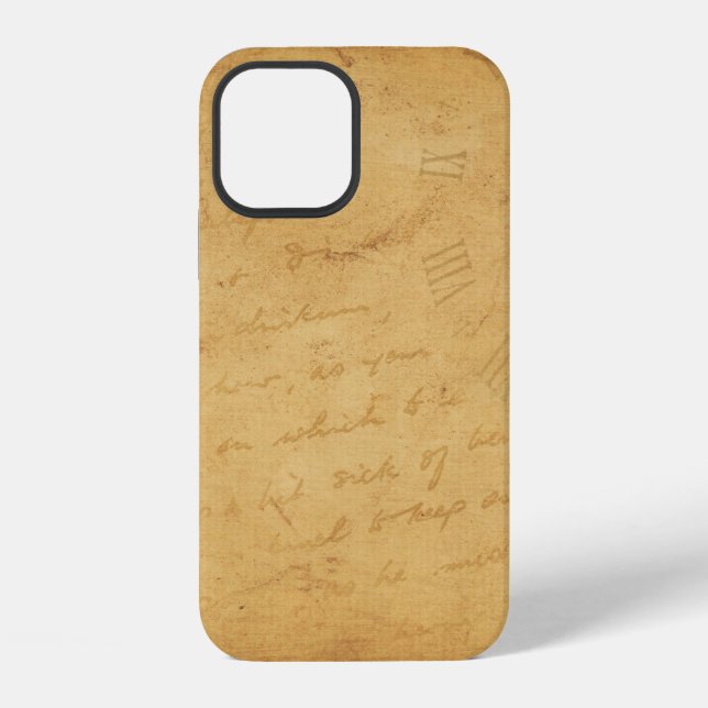 Background image flower writing iphone case (Back)
