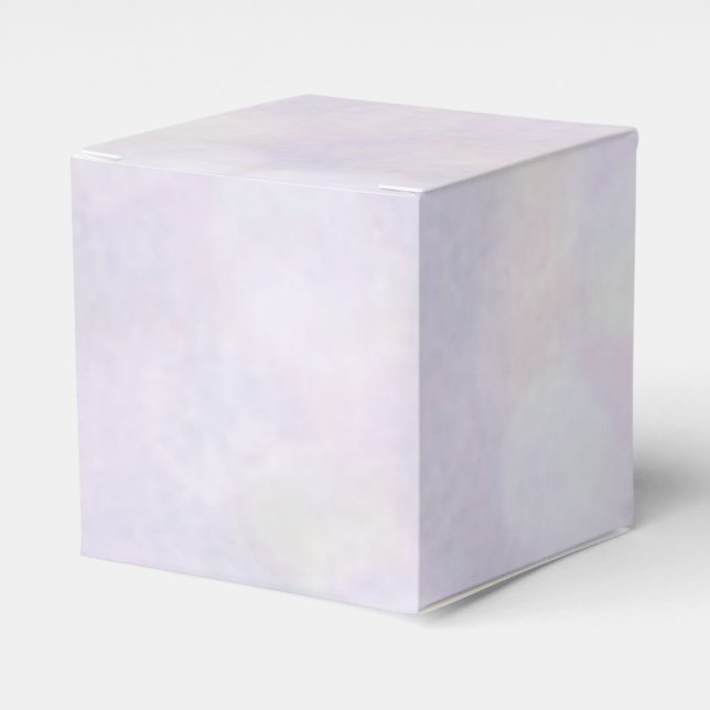 Background - Lavender Bokeh Lights Favor Boxes (Front Side)