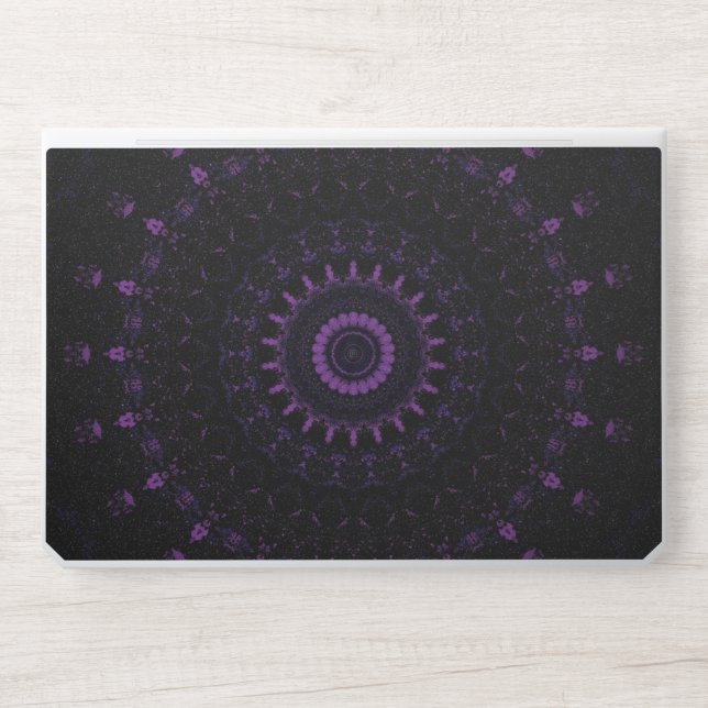 Background Mandala Kaleidoscope HP Laptop Skin (Front)