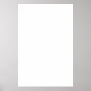 Background Media Paper - White Screen Poster