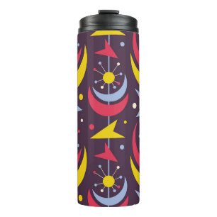 Background mid-century modern vintage art. Abstrac Thermal Tumbler