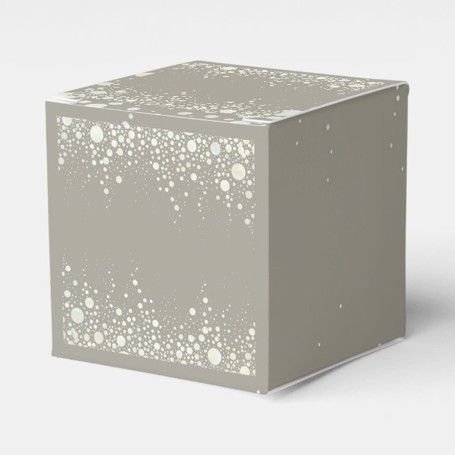 Background - Modern Art Stars Favor Boxes (Front Side)