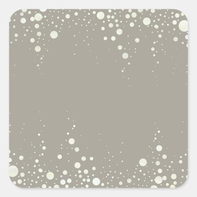 Background - Modern Art Stars Square Sticker (Front)