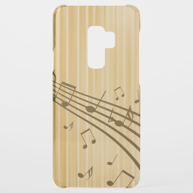 Background Music Nuts Sheet Music Uncommon Samsung Galaxy Case (Back)